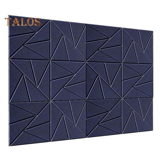 12 buc Panou de perete izolat fonic Autoadeziv absorbant sunet de înaltă densitate Panou de spumă acustică groasă Reducerea zgomotului Placi de decorare a peretelui