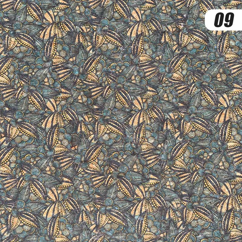 100X135Cm Cortiça Estampada Tecido de Couro de Cortiça Natural Costura DIY Cor Carvalho Tecido Casa Sofá Carro Bolsa Decoração Material Grão de Madeira Artesanato