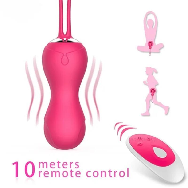 10 Geschwindigkeiten Vibrierendes Ei Übung Vagina Straffen Kegel Ball Ei Vibrator