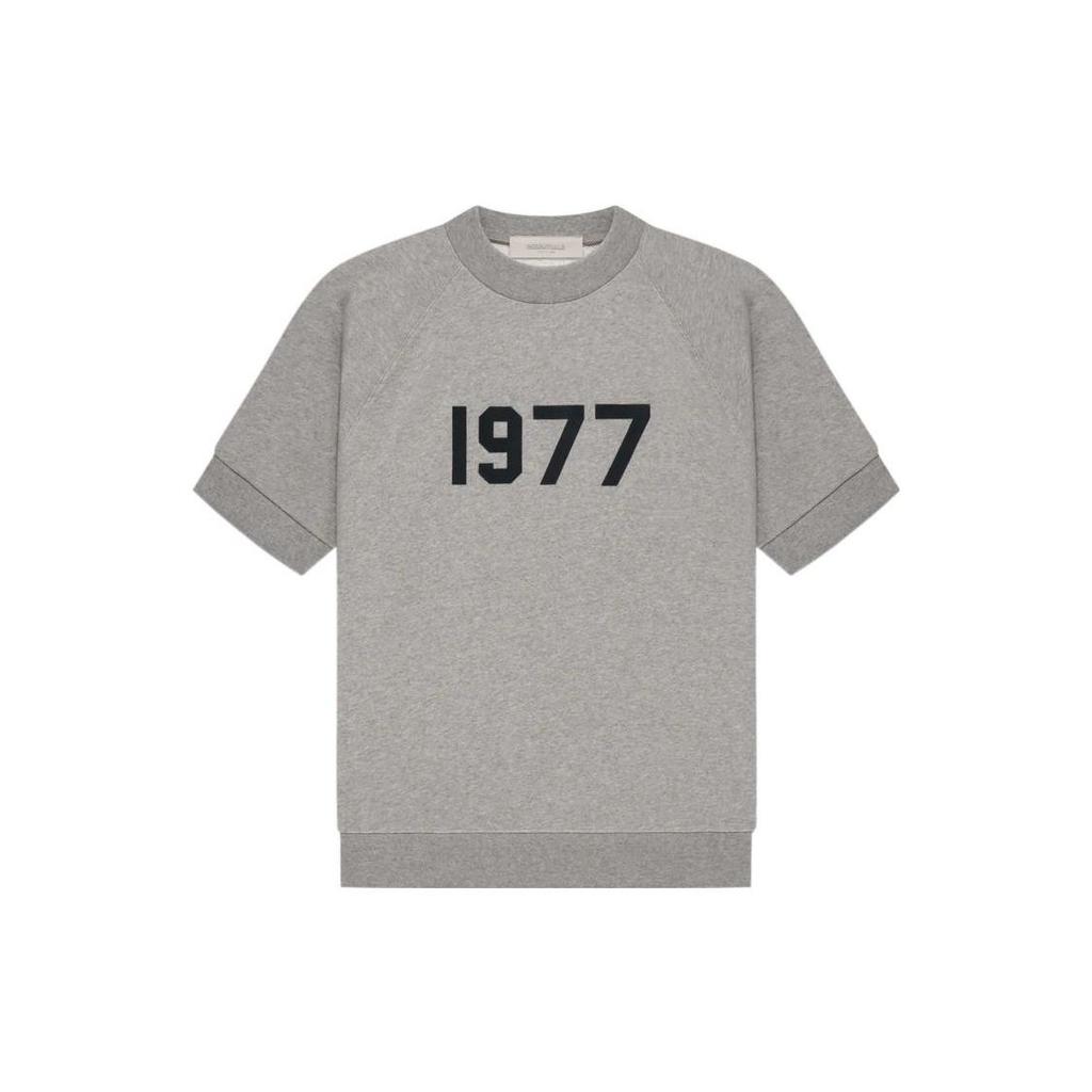 Fear of God Essentials SS22 Short Sleeve T-shirt Men Tops Dark-Oatmeal FOG-SS22-038