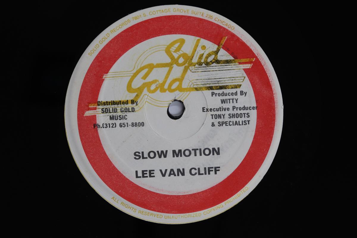 

12inch Record LEE VAN CLIFF Slow Motion NONE SOLID GOLD US Reggae Ska Dub Used