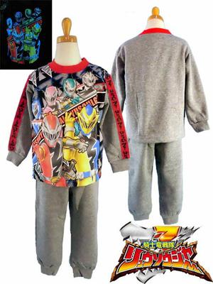 Ryusouger Pajamas Knight Dinosaur Squadron / Glowing DX That Glow Transformation Colors Available Sizes 100cm 110cm 120cm 130cm Black Heather Charcoal