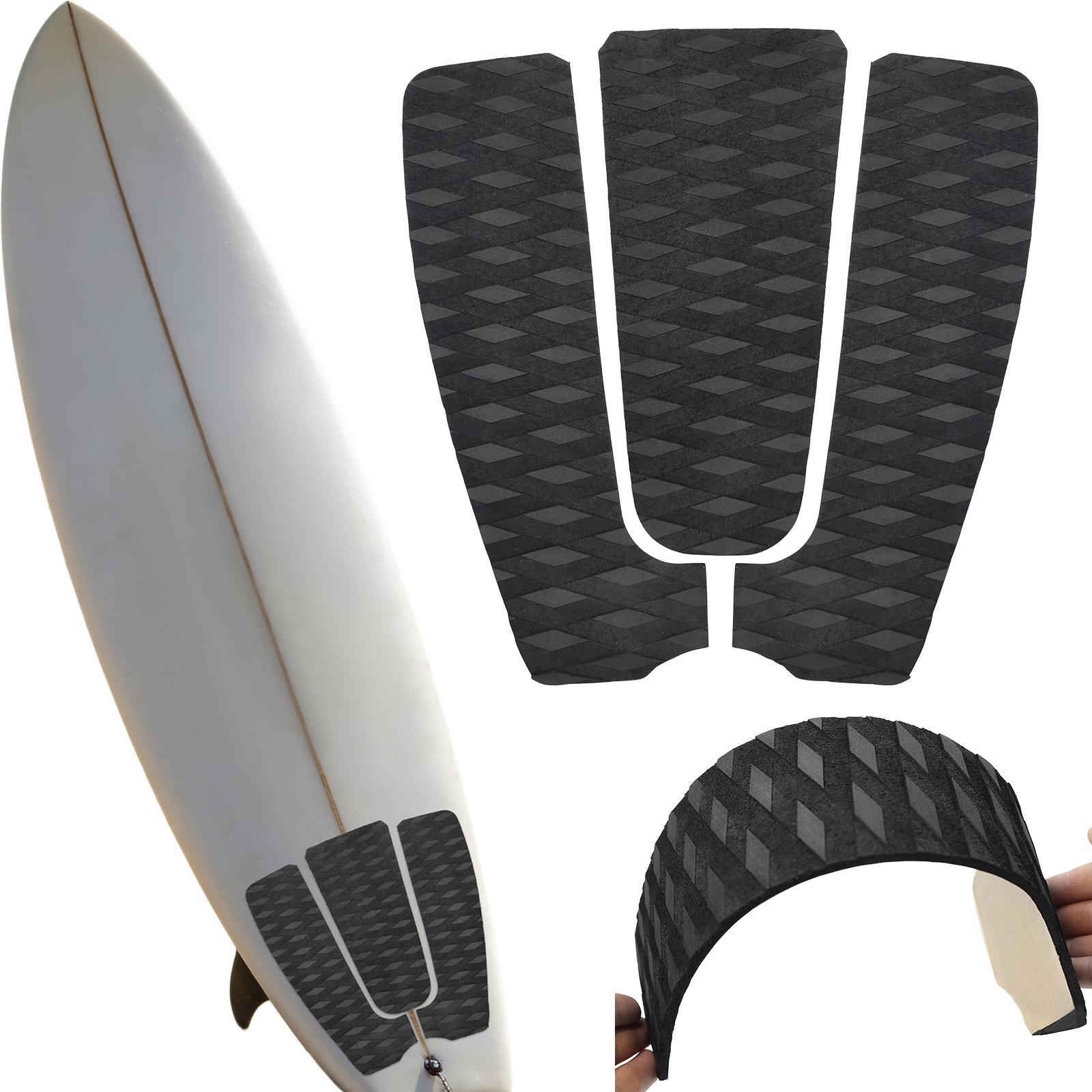 EVA Black Non-slip Foot Pad EVA Paddleboard Accessories Thickened SUP Surfboard Traction Tail Pads for Skimboard Water Sports China Mainland