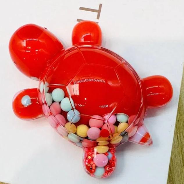 Cute Candy Color Turtle Dolls Lovely Turtle Small Ornament Statue Cartoon Turtle Toy  Couple Gifts