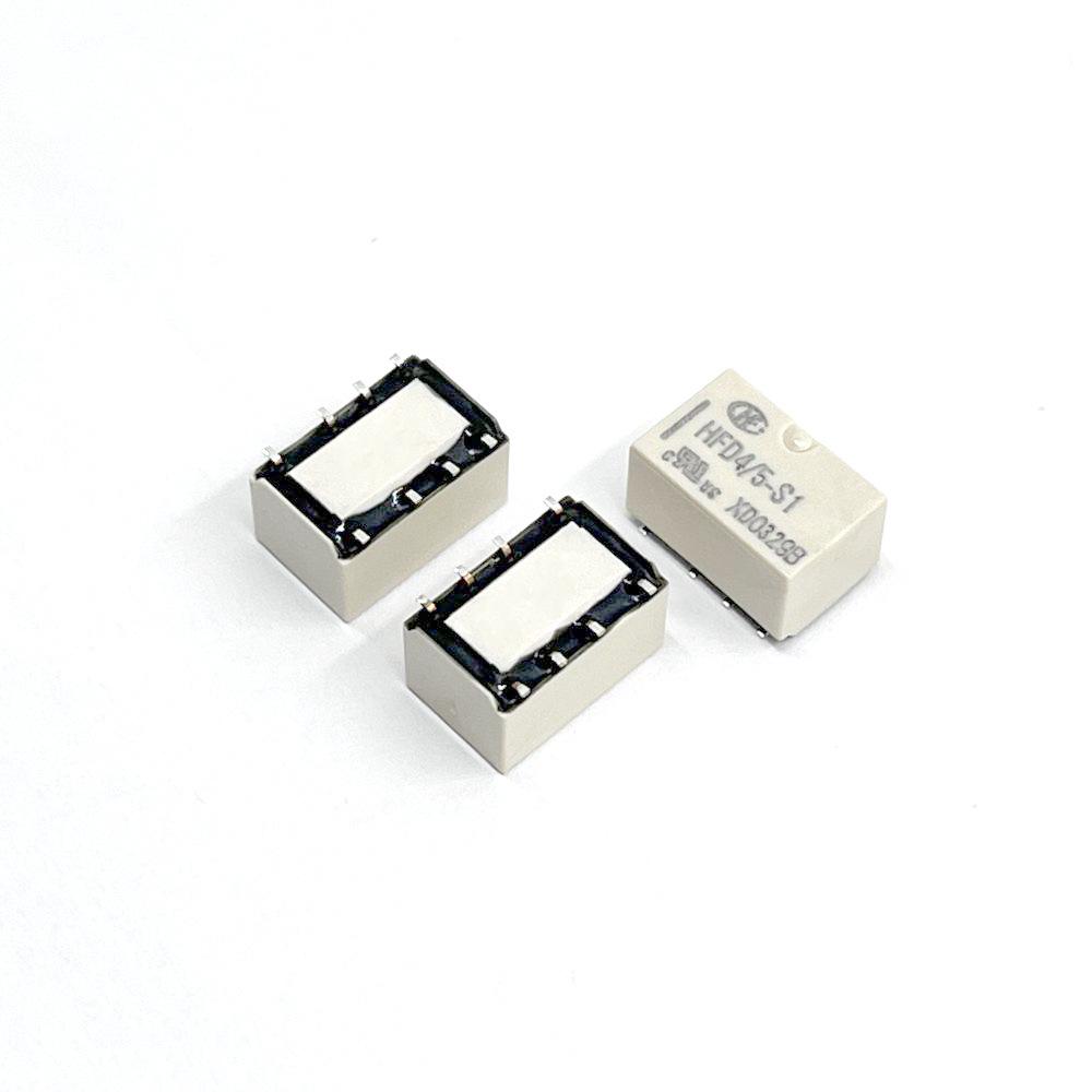 HFD4/5-S1R Signal Relay, Short Pin, Surface Mount, DPDT, 8 Pin, 2A
