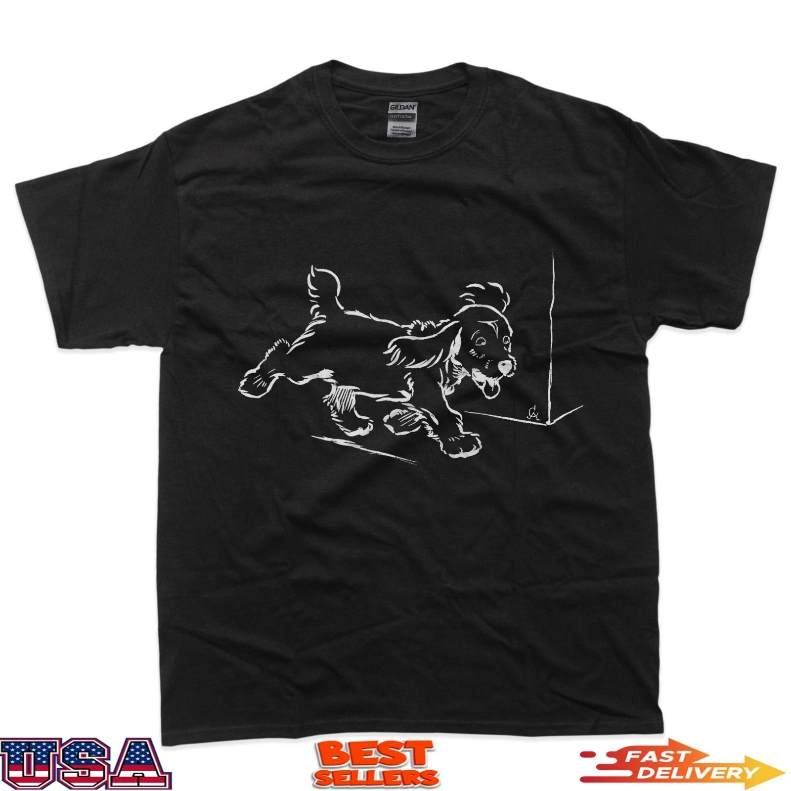 Running puppy dog lover T-Shirt 3XL