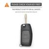Keychain Holder for Ford Focus mk2 C Max S-MAX EcoSport Fusion Fiesta Mk7 Cowgar Mondeo 2 Mustang Zinc Alloy Car Key Case Cover