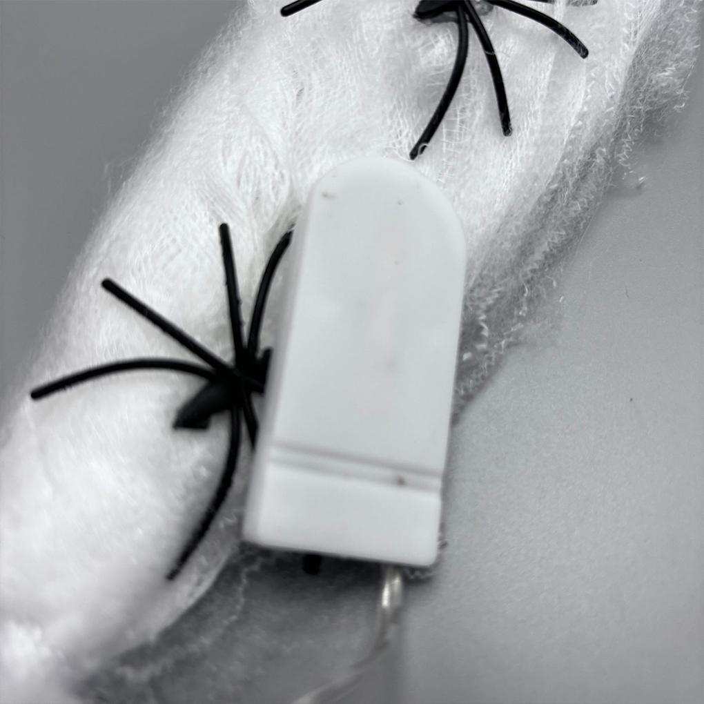 ABS With Glowing Eyes Creepy Atmosphere Decoration Halloween Spider Skull