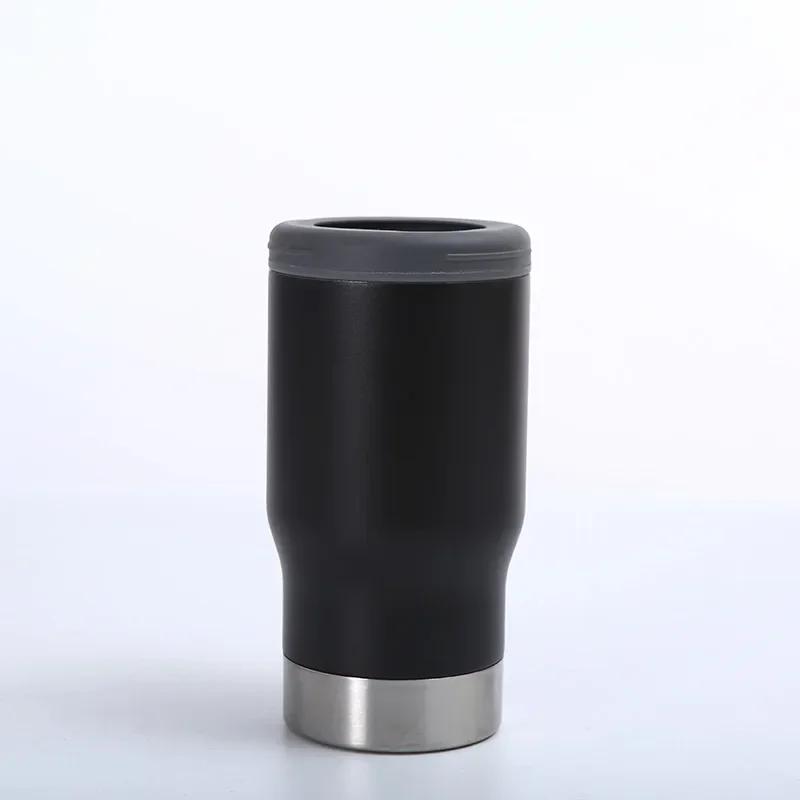 14oz Stainless Steel Insulated Cup Car Mounted Car Cup Vacuum Belly Ice Cream Cup Bottom Open Beer Water Bottles