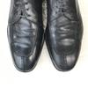 Made In Japan Aoki Les Mues Leather U-tip Shoes Men’s 25.5 EEE Black Dress Business(USED)