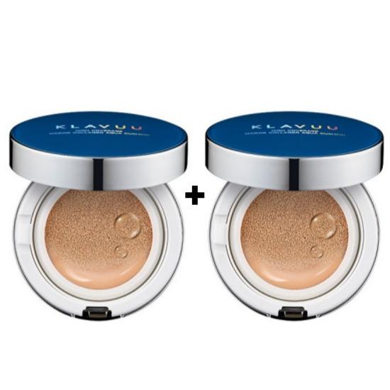 Klavuu Blue Pearlsation High Coverage Marine Collagen Aqua Cushion SPF50+ PA+++ (12g) – #21  #23