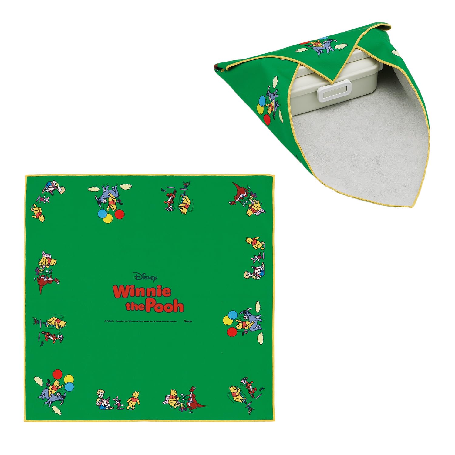 

Skater Self-Adhesive Lunch Cloth, Easy to Tie, Winnie the Pooh, Disney, KBST43