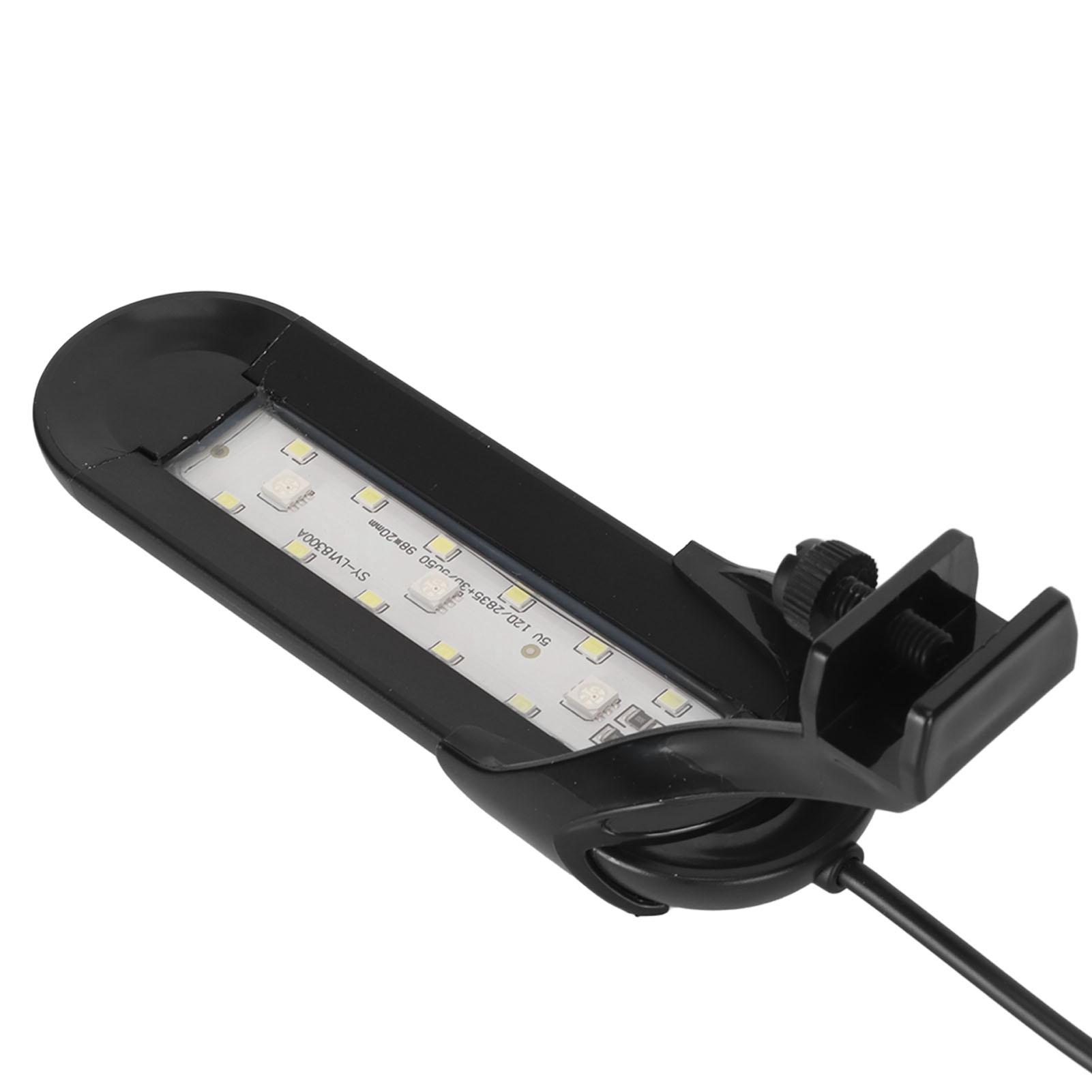 

Aquarium LED Light Full Spectrum High Brightness Fish Clip On Light for Saltwater Freshwater