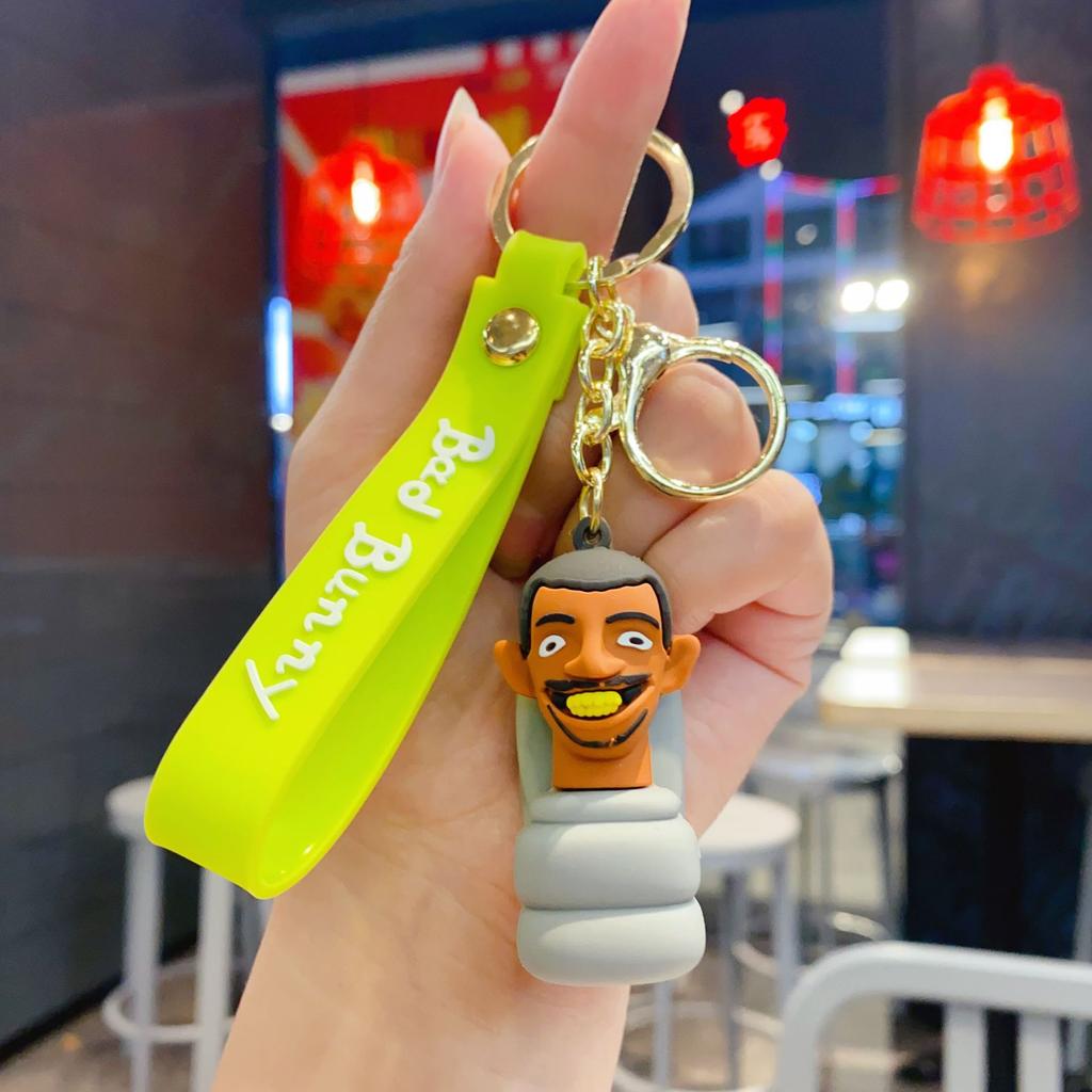 Toilet Person, Monitor Person, Three-dimensional Doll, Cartoon Car Keychain, Night Stall, Gift Pendant.