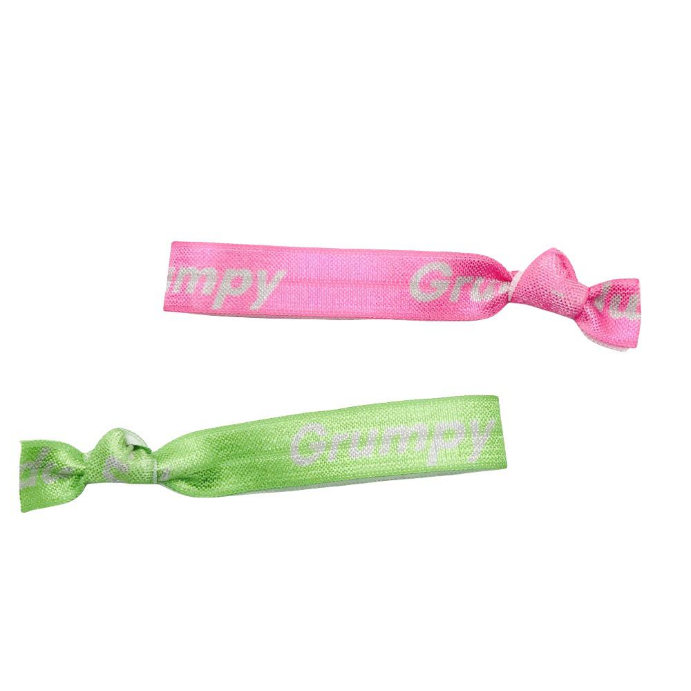 Customizable Dopamine Color Elastic Headband and Hair Tie