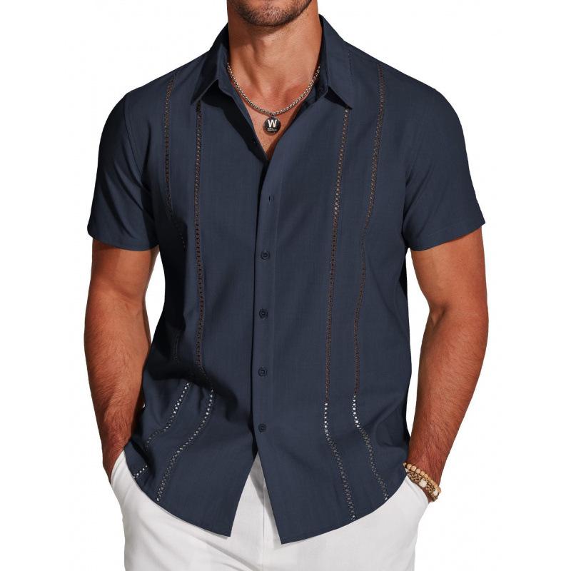 Men's 3D Printed Hawaiian Short Sleeve Vacation Shirt