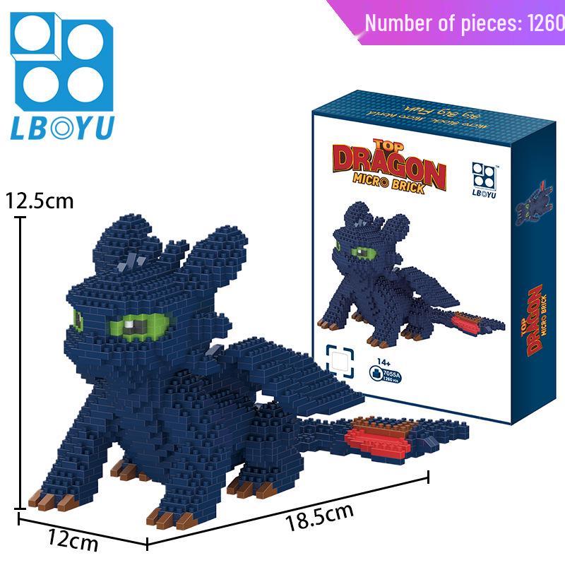 Le Bao Yu Educational Street Vendor Building Blocks for Kids and Adults – Micro Diamond Small Particles, One Piece