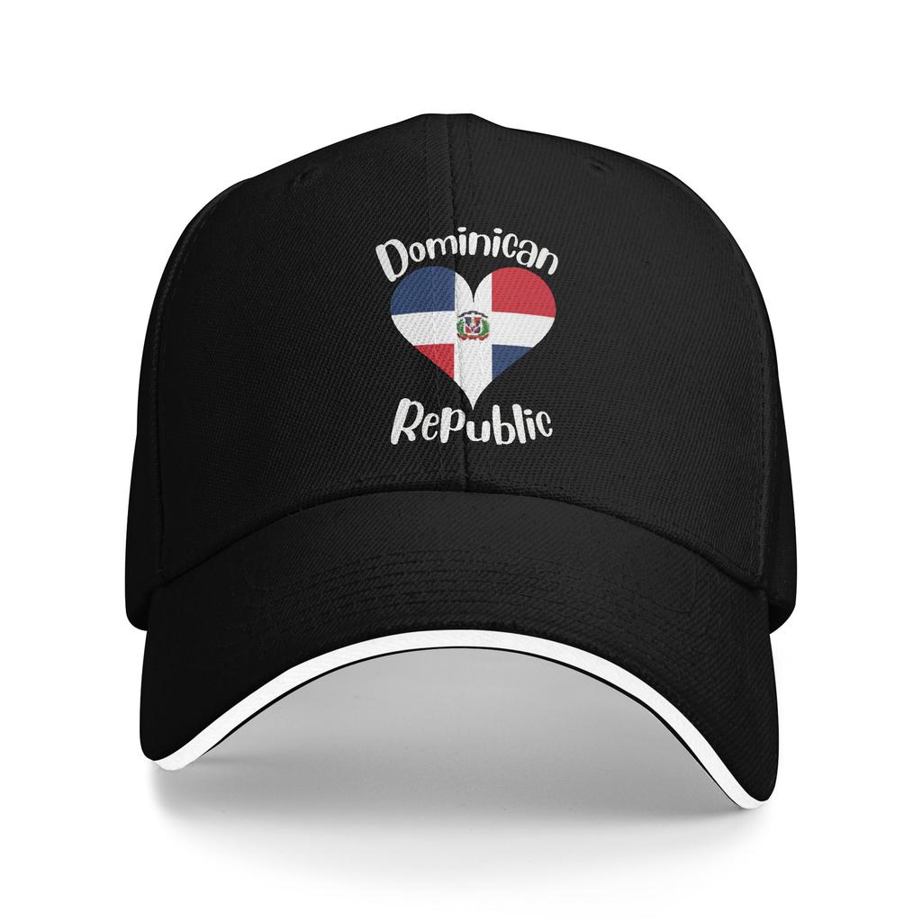 Fashion DR Dominican Republic Golf Hat for Unisex Women Headwear Formal Golf Adjustable Sun Hats
