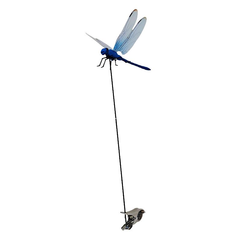 Dragon Fly Clips For Bugs Repellent, 3D Dragonfly Garden Stakes Decor - Dragonfly Clips To Keep Bugs Away, For Outdoor Garden