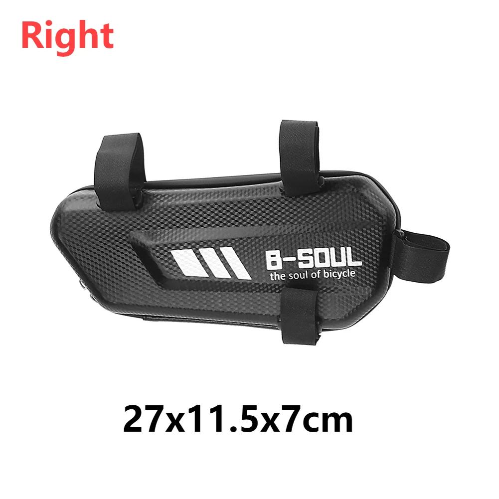 Motorcycle Side Bags Waterproof EVA Hard Shell Electric Bike Hanging Bag Mountain Bike Triangle Pouch Bag Motorcycle Saddle Bag