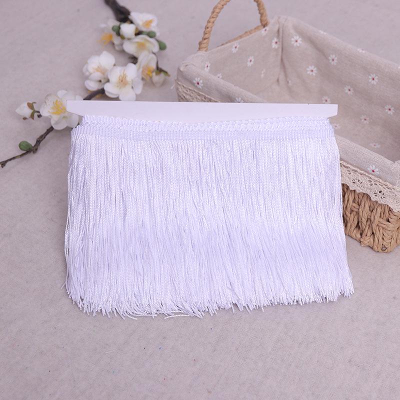 Polyester Fringe Tassel Trim (10-20cm) for Stage Costumes, Curtains, Carpets, and Lace Decorations