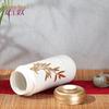 Qian Tang Xuan Gilded Golden Bamboo Ceramic Travel Mug