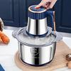 5L Stainless Steel Electric Meat Chopper High Speed Multifunctional Kitchen Food Processor Vegetable Fruit Garlic Grinder