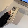 Metal Three-dimensional Heart 17 for 11 for Apple 15ProMax Phone Case for IPhone16 Light Luxury Style 14 Mirror Trend