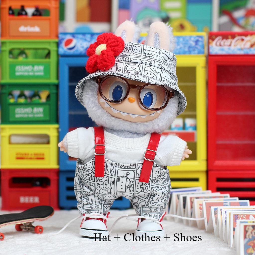 New Toy Labub Doll Clothes Pendant Fashion Mini Cartoonist Doll Clothes