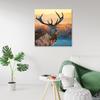 Canvas Print  Deer Sunrise
