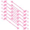 12 Pcs Flamingo Mixing Spoon Stirrer Supplies Drink Stick Coffee Cocktail