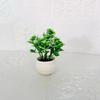 Realistic Monthly Rose Artificial Green Plants Potted For Decoration Indoor
