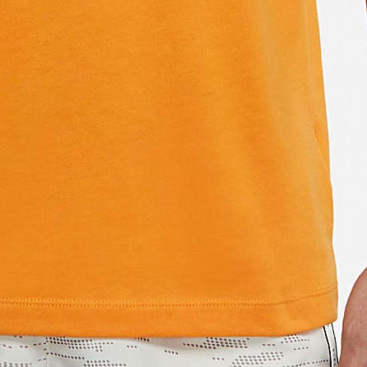 Nike Heritage Solid Crew Neck Casual Sport Short Sleeve Tee Men Tops Light-Curry-Yellow DM5440-738