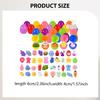 48 Pieces Prefilled Easter Eggs for Filling Treats Basket Stuffers Ornaments