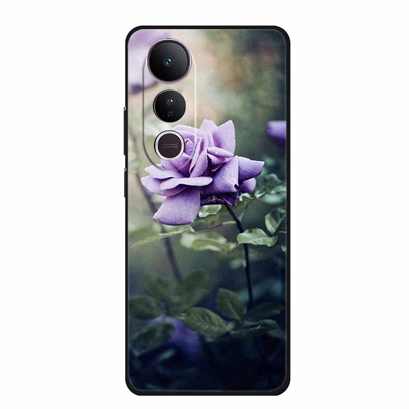 For Vivo V50 Lite 4G 5G Case V 50 lite Coque Popular Black Silicone Soft Back Cover For Vivo Y400 4G 5G Phone Case Cover Y 400