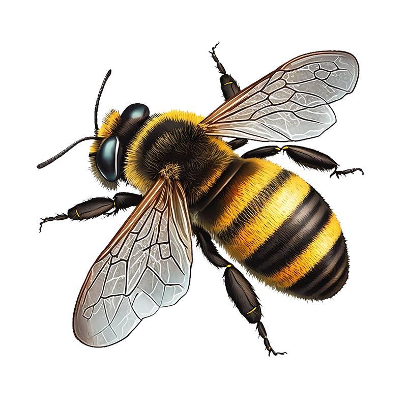 Bees Insects Animals Wall Sticker Toilet Living Room Cabinet Refrigerator Home Decoration Decals Sticker M438