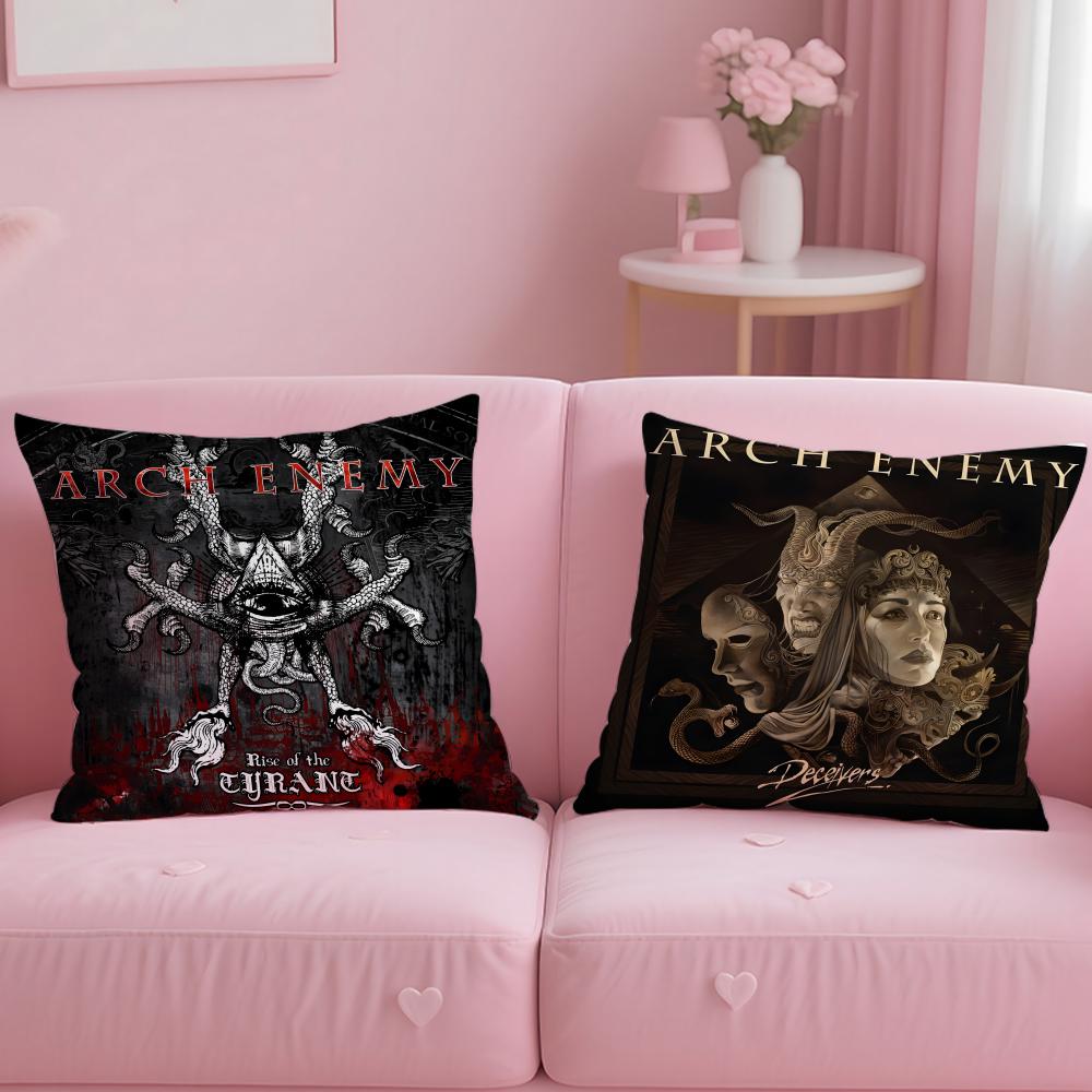 A-Arch Enemy Band Cushion Cover Comfortable Reversible Pillow Cover Ideal For Car Sofa Bedroom & Beyond