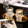 Elegant Glass Candlestick Holder for Table Decoration