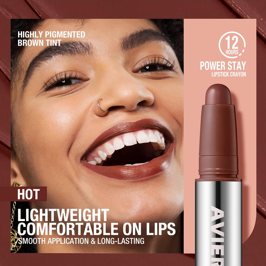 6 Colors Matte Lipstick Waterproof Velvet Nude Lipsticks Stick Smooth Red Brown Lip Pigments Long Lasting Lip Gloss Lips Makeup