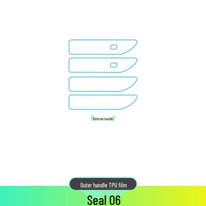 BYD Seal 06dmi Interior Protection Kit: Console Sticker, TPU Screen, Decorative Film (5 Models)