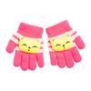 Cute Warm Colorful Gloves Thick Stylish Cartoon Animals Mitten Full Finger Mitten Colorful Striped Mitten for Toddler