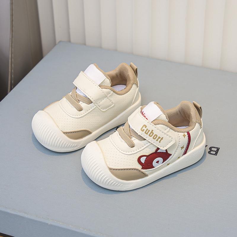 

Toddler Kids Casual Shoes Toes Capped Cute Bear Baby Walking Shoes Non-slip Soft Sole 2025 Fashion Boys Girls Flat Shoes Cute 16 хаки