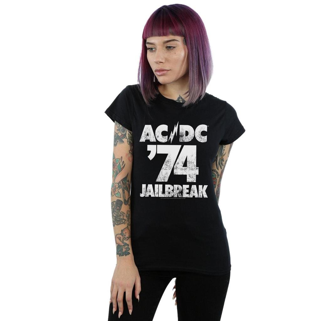 AC/DC Womens/Ladies Jailbreak 74 Cotton T-Shirt
