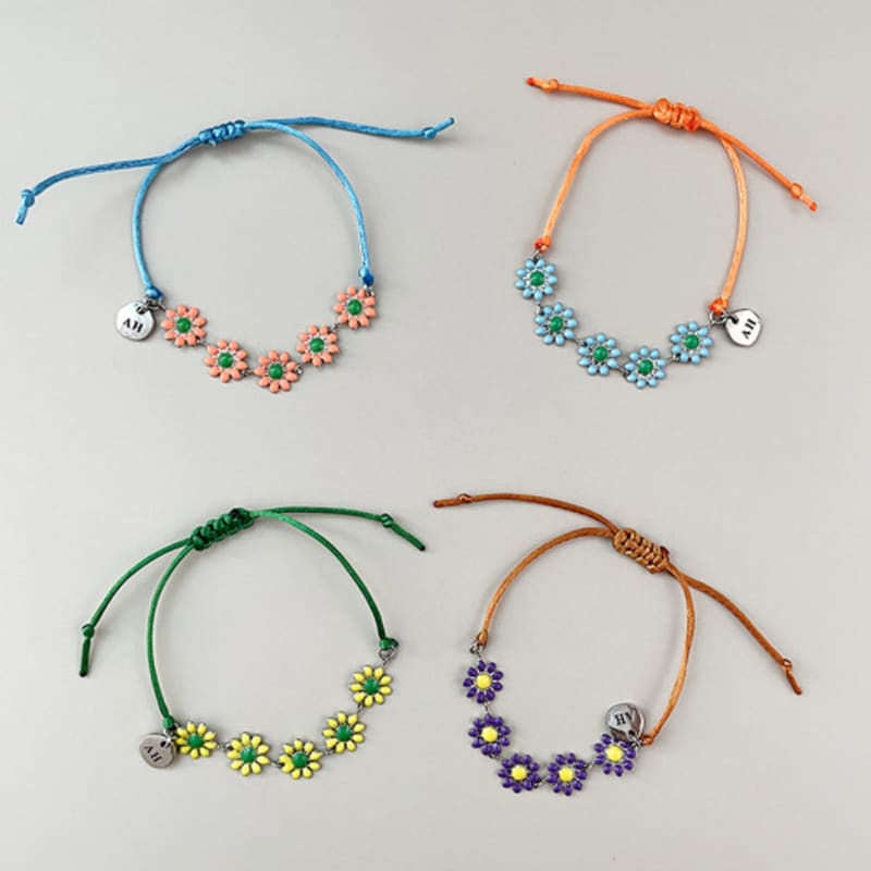 August Harmony Summer Daisy Bracelet (4color)