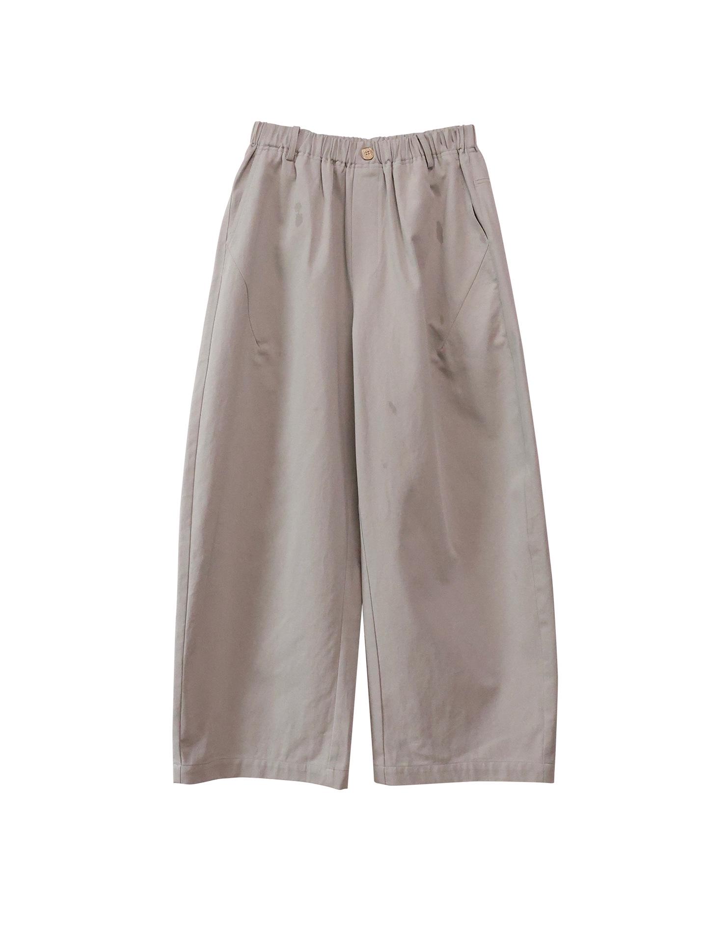 

Plus Size Women s High Waist Korean Style Wide Leg Cotton Pants, Slimming American Streetwear with Versatile Three-Dimensional Design XL (120-140 jin)