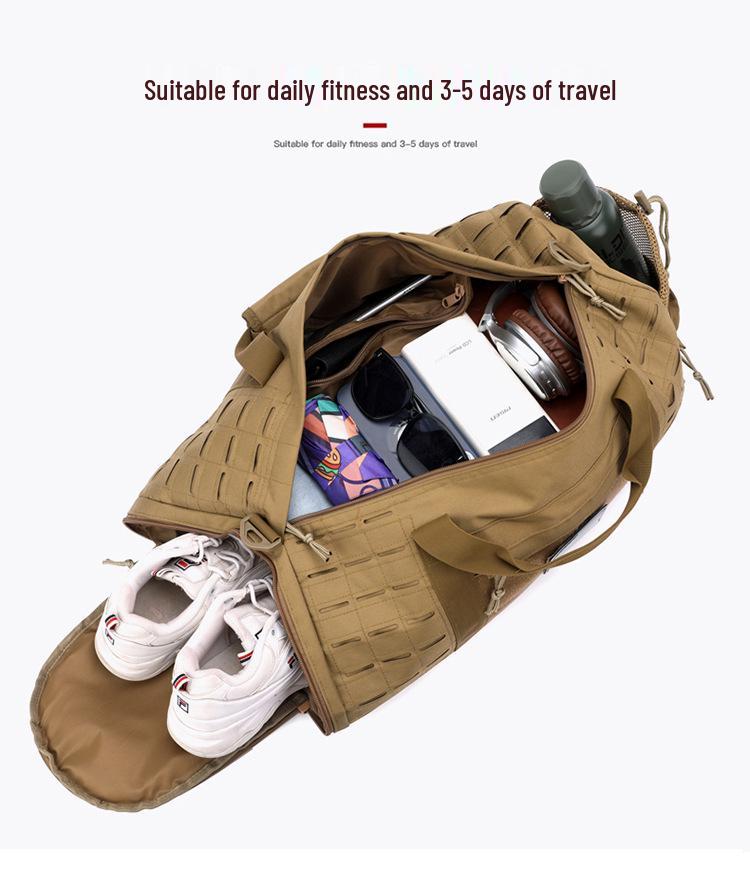 Versatile Duffle Bag: Shoes, Sports Gear, Fitness, Travel & Hospital Use, Crossbody & Overnight Bag for Men & Women