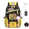 Kapibara fun peripheral printing new schoolbag cute cartoon primary and secondary school students spine backpack