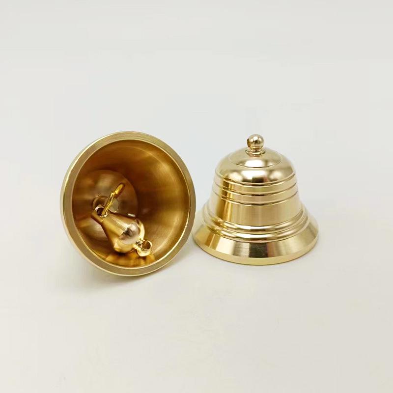 Brass Bell Wind Chime Pendant Copper Bell Car Ornament Jewelry Accessory