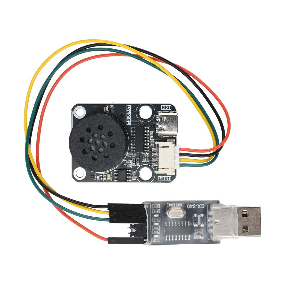 Voice Playback Module Board MP3 Music Player 1W MP3 Playback Serial Control SD/TF Card for SP5T Type C Interface