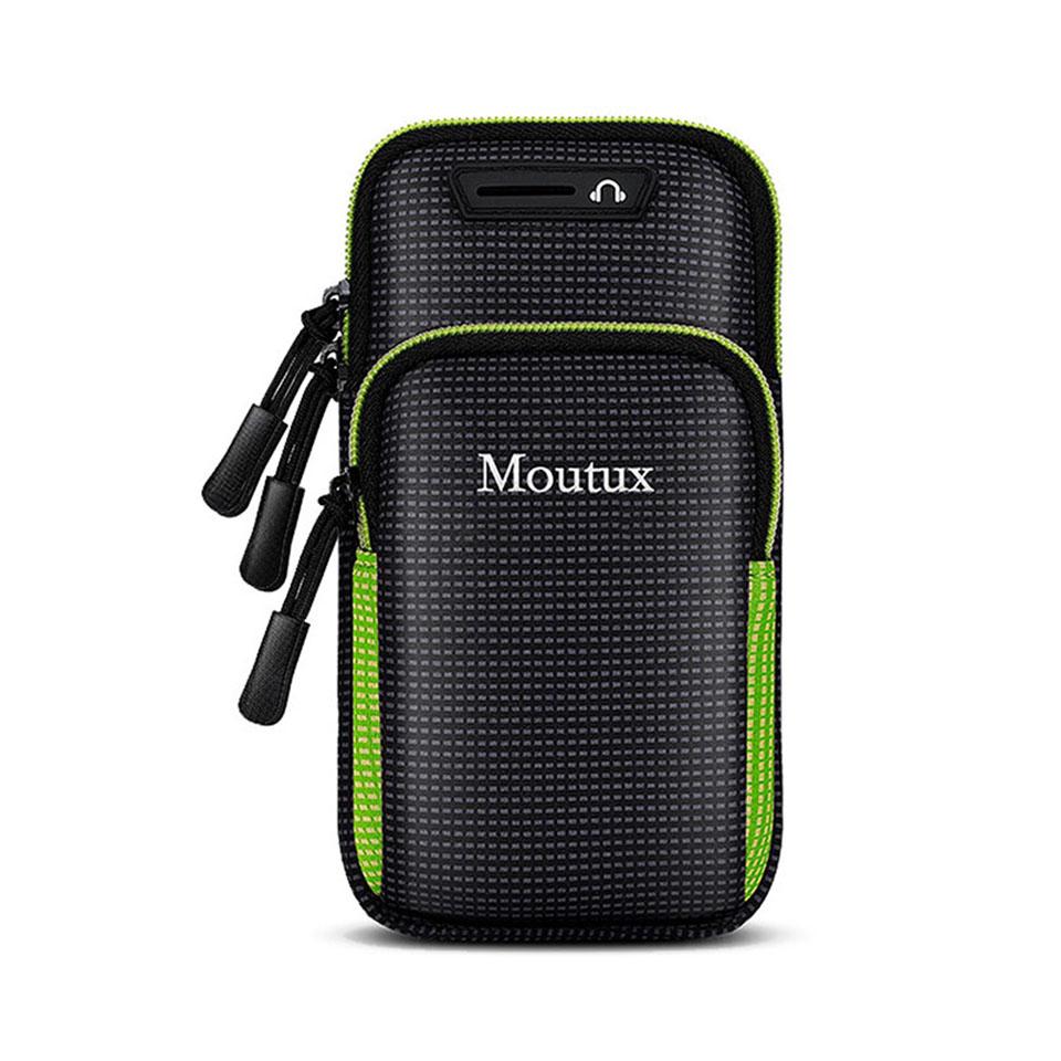 

Loogdeel Running Phone Arm Bag Double-Layer Fitness Gear Outdoor Sports Wrist Waterproof Hiking Mini Portable Bags For Men Women